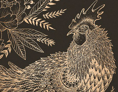 Gilded Rooster