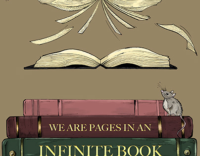 Diversity Poster "We are Pages in an Infinite Book"