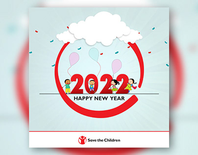Happy New Year Poster For Save The Children