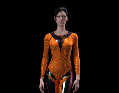 WMN Wetsuit on Style3D
