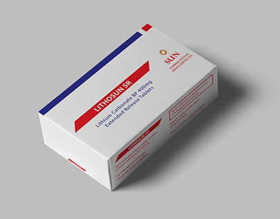 Lithosun sr medicine Box Package Design & Die Cut