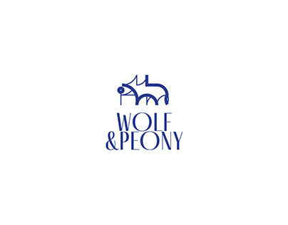 Wolf & Peony logo
