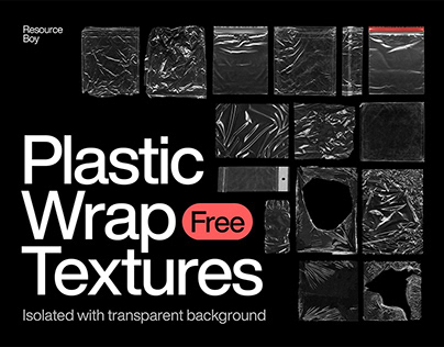 120 Free Plastic Wrap Overlay Textures