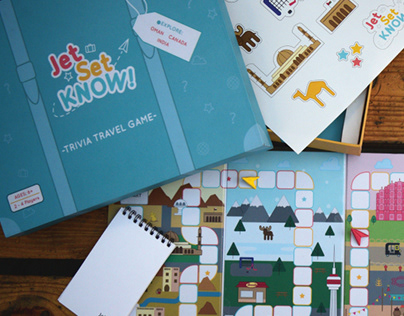 Jet Set Know! - Board Game Design