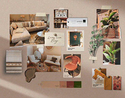 Bohemian Style of Interior Design- Moodboard Collection