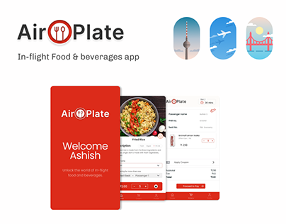 AirOplate -Inflight Food ordering app