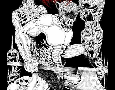Project thumbnail - Artwork for death metal band