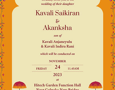 Indian Wedding INvitation