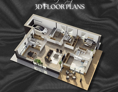 Luxury 3D floor plan