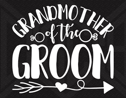 Grandmother Of The Groom T-Shirt Design