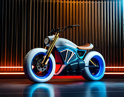 AI Midjourney Motorbike Concept