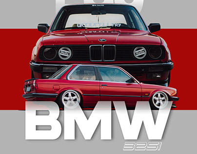 Poster BMW 325I e30 1986'