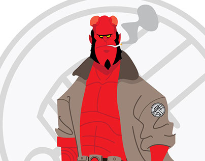 Hellboy Vector