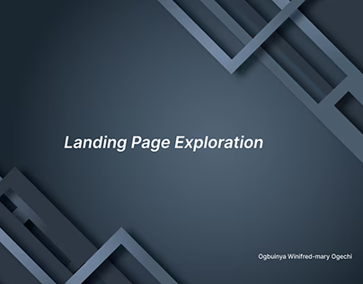 Landing Page Exploration