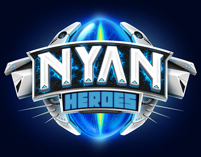 Logo Design - NYAN HEROES