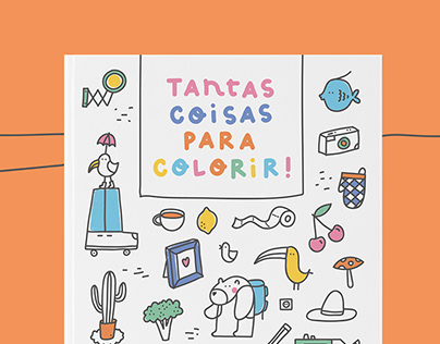 Tantas coisas para colorir - colouring book