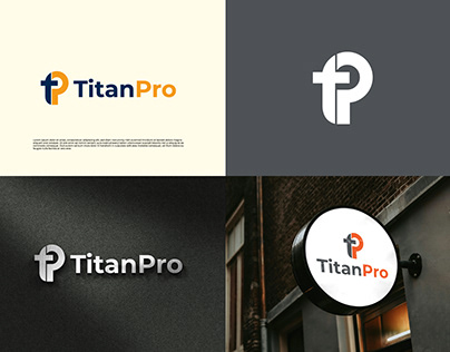 Titan Pro Branding Logo Design - TP Letter Logos Mark