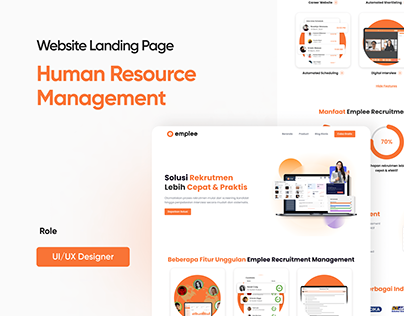 HR Management Landing Page Website