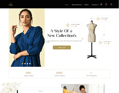 Boutique Fashion Web Site Design