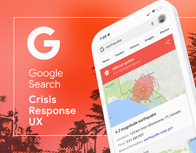 Google Search, Crisis Response UX