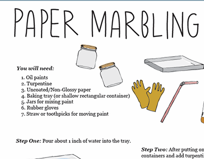Paper Marbling Poster (2014)
