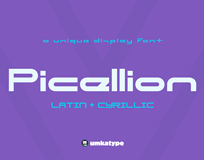 Picellion - Display Font