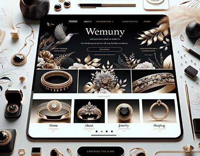 Project thumbnail - Jewelry WebPage