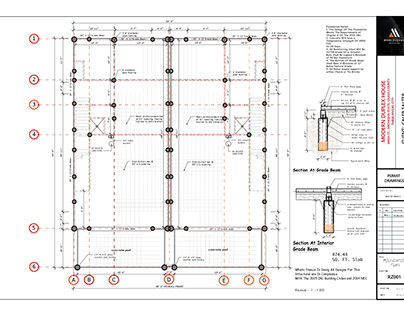 A POST FRAME STRUCTURE DESIGN FOR U.S PERMIT