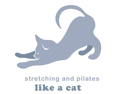 Like a cat. Stretching and pilates
