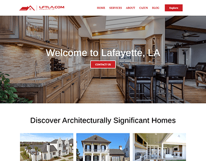 Project thumbnail - Real estate agent Landing page
