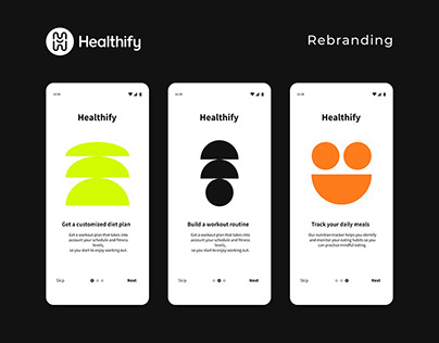 Branding Concept Health & Fitness Brand Identity Logo