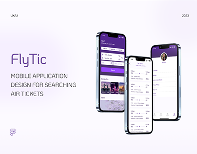 Mobile app for searching air tickets