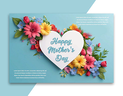 Love shape mothers day post