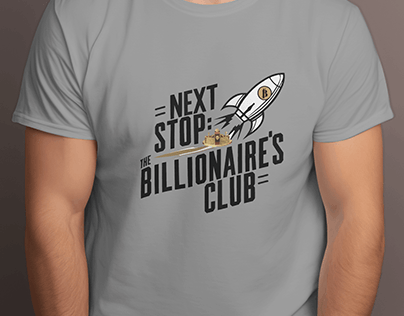 Next stop the billionaires club tshirt design