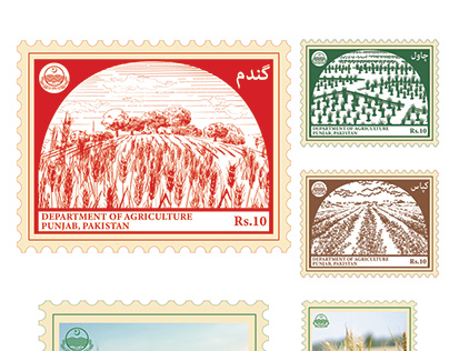 postage stamp design