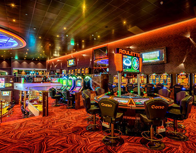 Slot machines at the casino