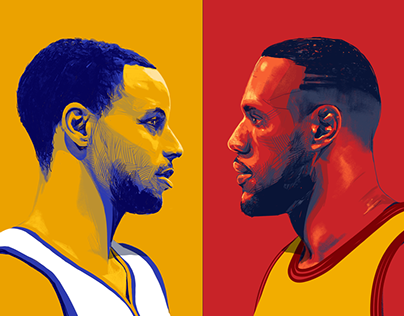 ESPN: NBA Finals illustrations