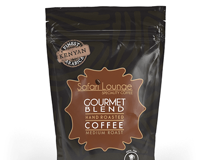 Safari Lounge Coffee Roasters - Retail Packaging