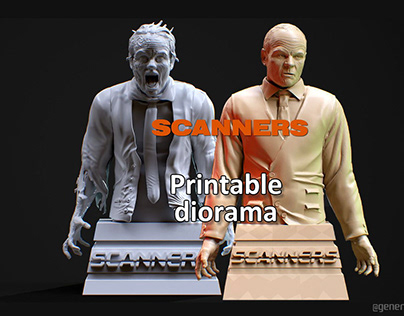 Project thumbnail - Scanners 1981 Michael Ironside model