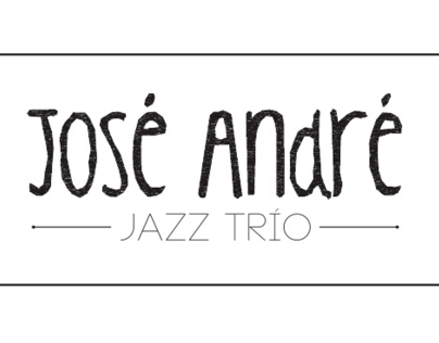 José André Jazz Trío logo design.