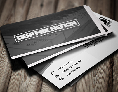 Music Business Card ( Made for Client ) 