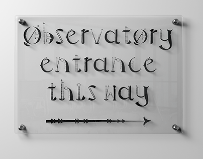 Observatory typeface