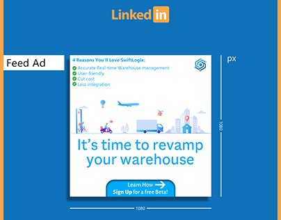 LinkedIn Ad Design- Feed Post & Banner