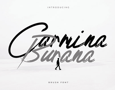FREE! Carmina Burana - Grunge Brush Font