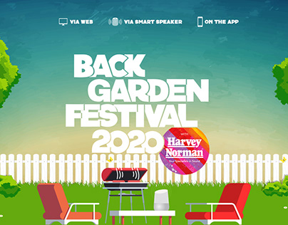 Back Garden Festival with Harvey Norman