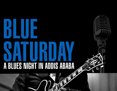 Poster + Flyre Design for Blues Saturday 