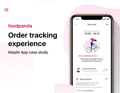foodpanda - Order tracking experience