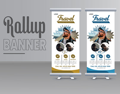 Travel Rollup Banner Design