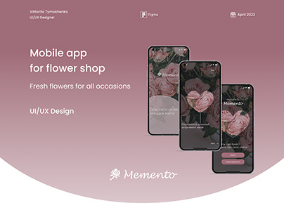 Mobile app for flower shop