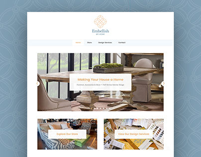 Embellish My Home | Website & Branding
